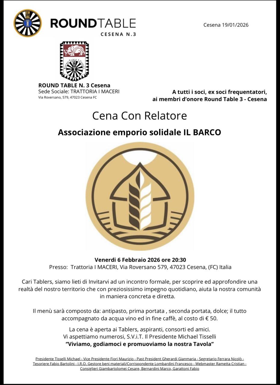 IL BARCO / serata con relatore