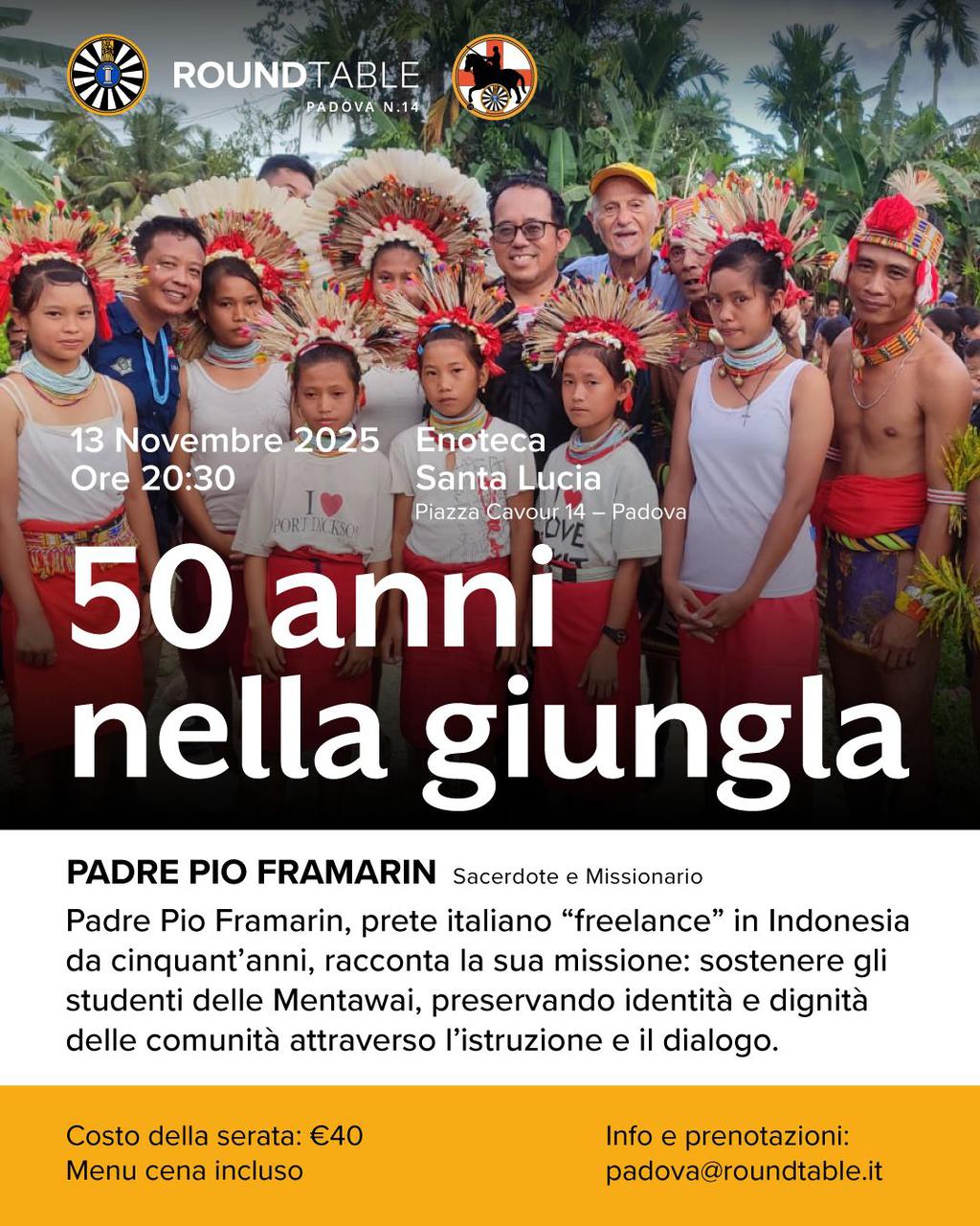 50 anni nella giungla