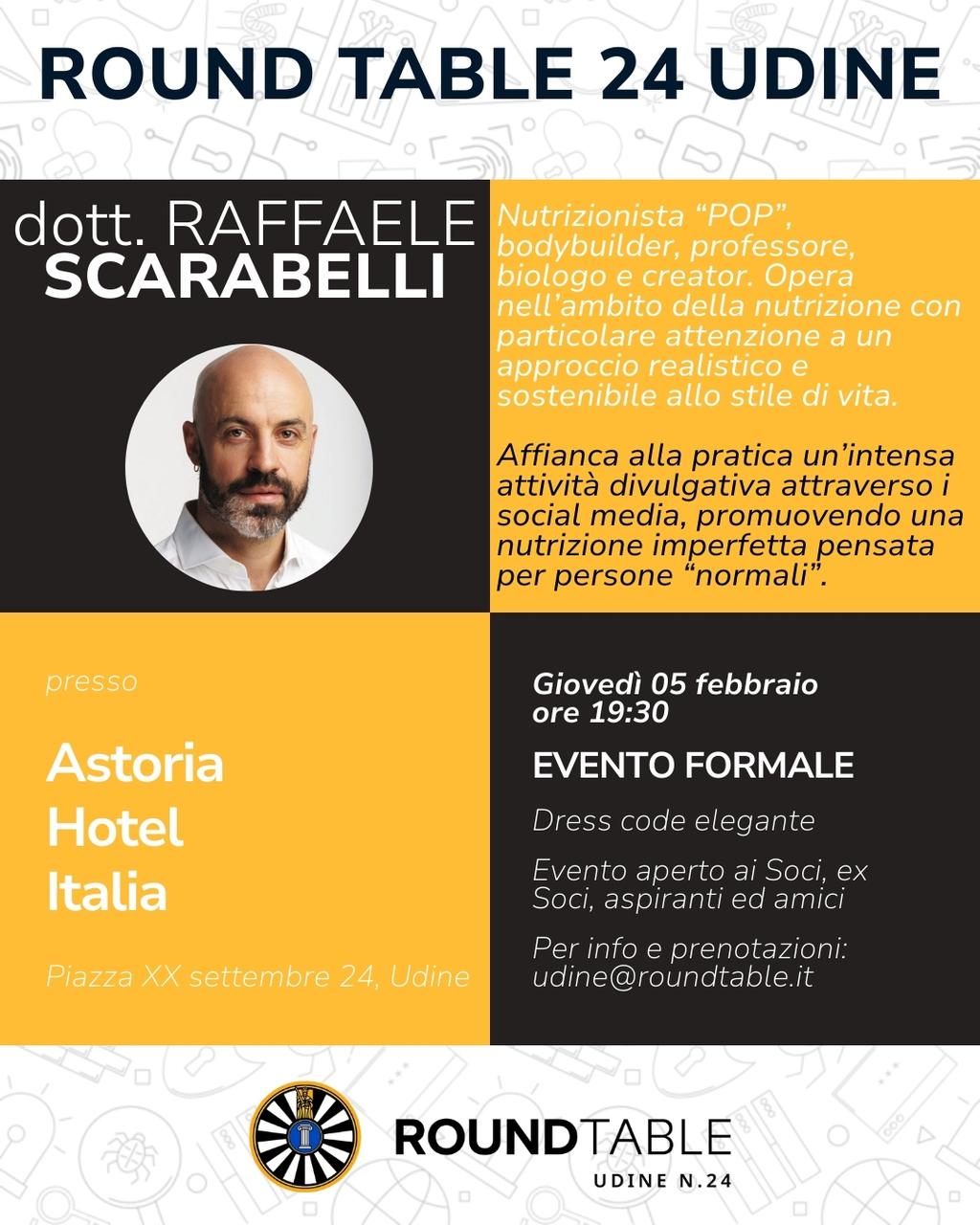 A cena con il dott. Raffaele Scarabelli