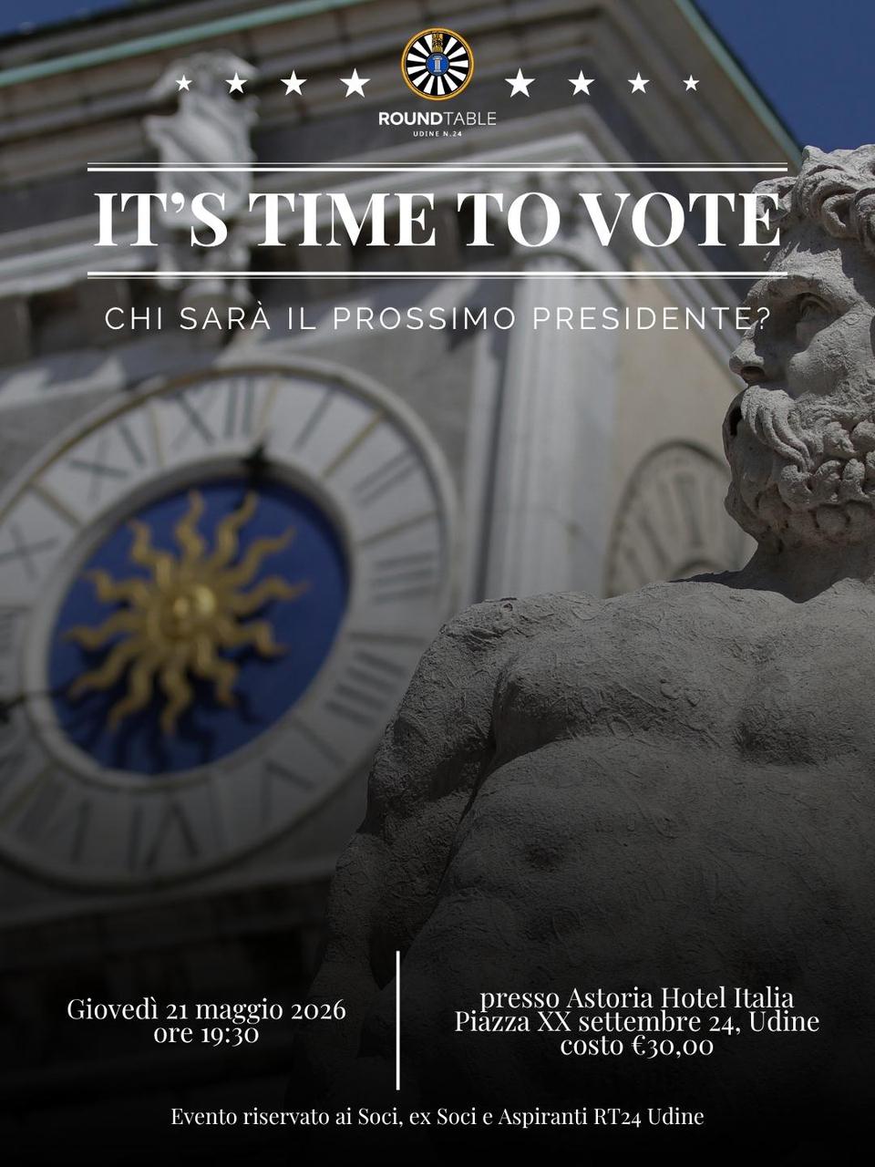 IT’S TIME TO VOTE!