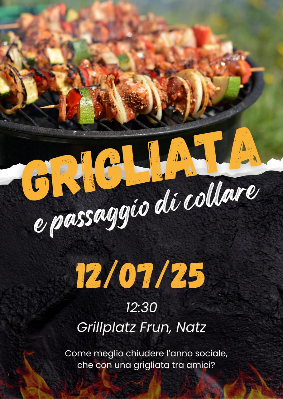 Passaggio di collare e grigliata di fine anno