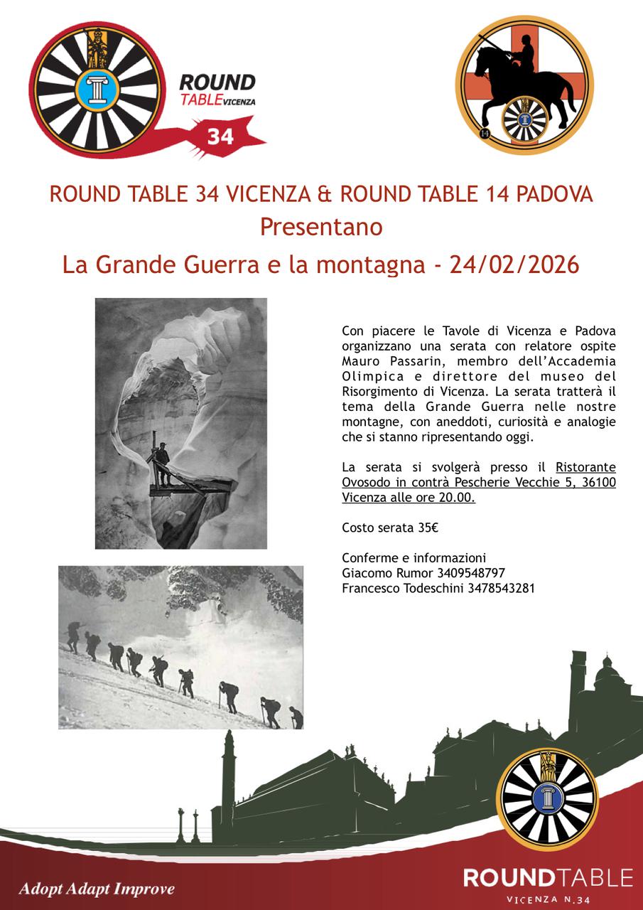 Serata Intertavola con RT 14 Padova