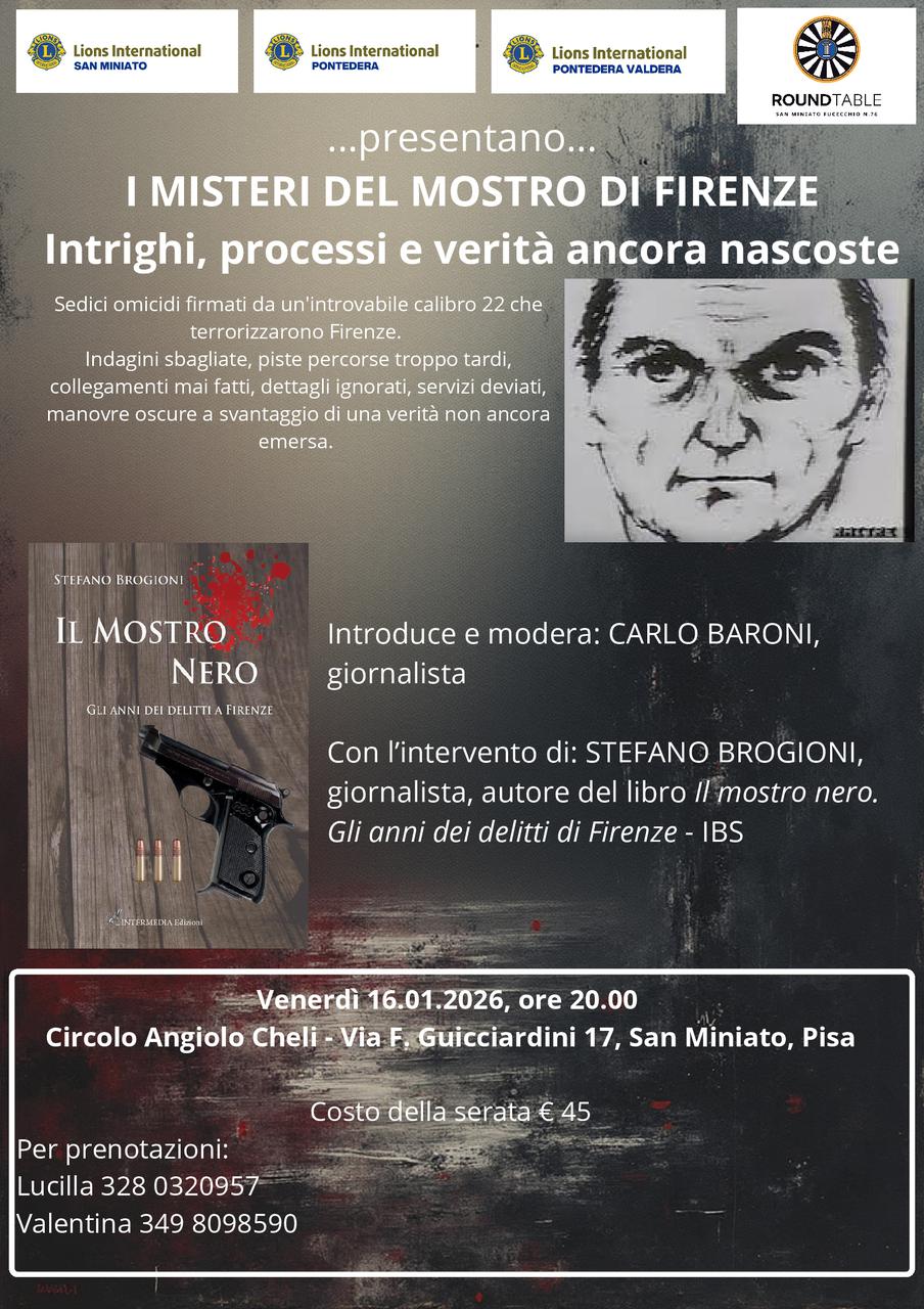 Interclub I MISTERI DEL MOSTRO DI FIRENZE